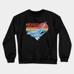 México Sea of Cortez Humpback Whale Crewneck Sweatshirt